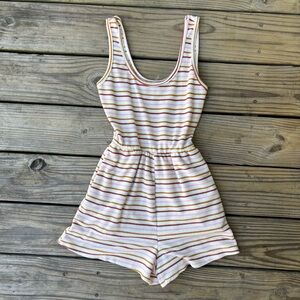 BP Striped Terry Cloth Romper